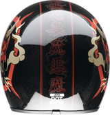 Z1R Saturn Motorcycle Helmet - Devilish - Gloss Black/Red - Small 0104-2877