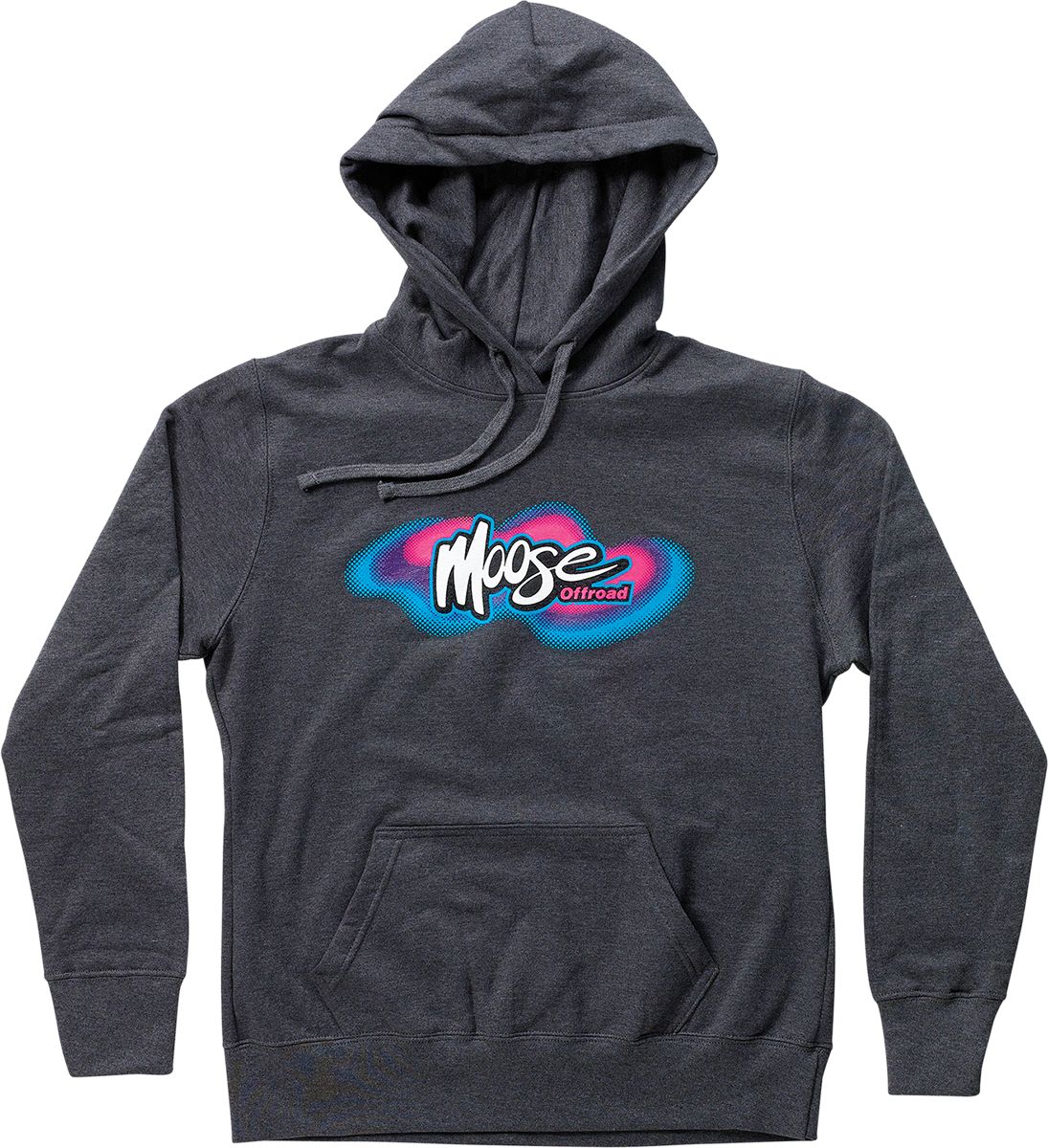 MOOSE RACING Women's Retro Hoodie - Gray - Medium 3051-1151