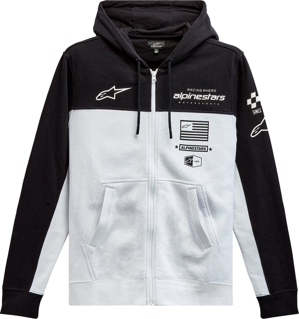 ALPINESTARS H Block Hoodie - Black/White - Medium 1213510701020M