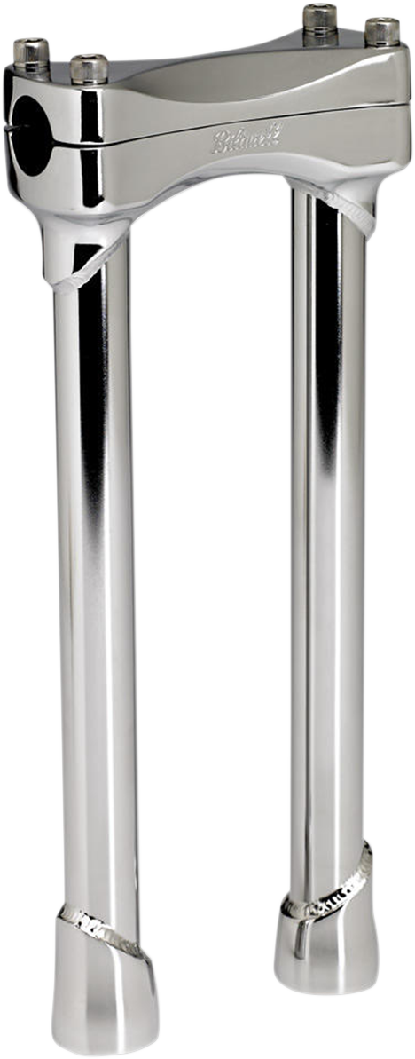 BILTWELL Risers - Murdock - 12" - Chrome 6403-105-12