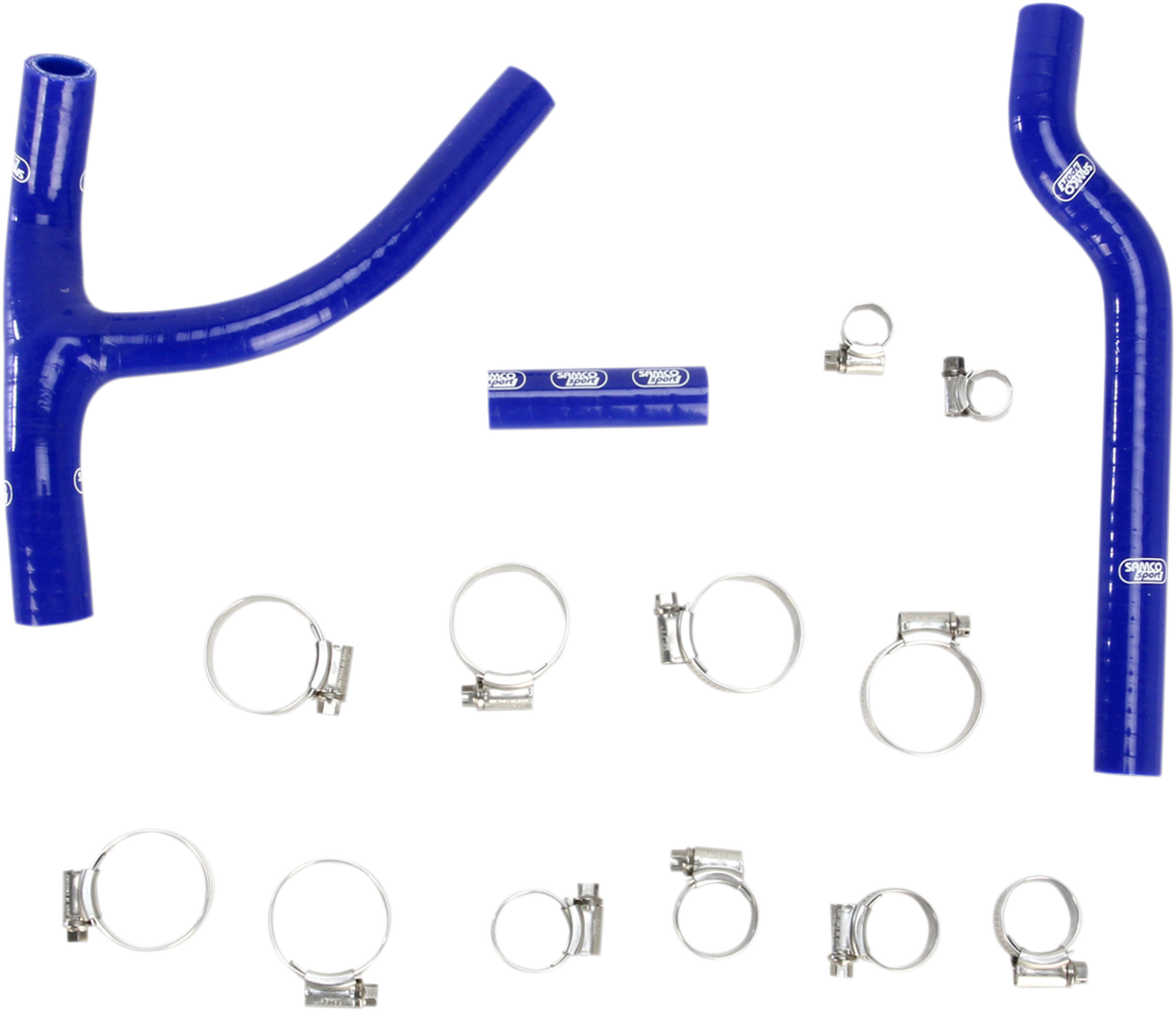 MOOSE RACING Race Fit Radiator Hose Kit - Blue - Yamaha MBU-YAM-40-BL