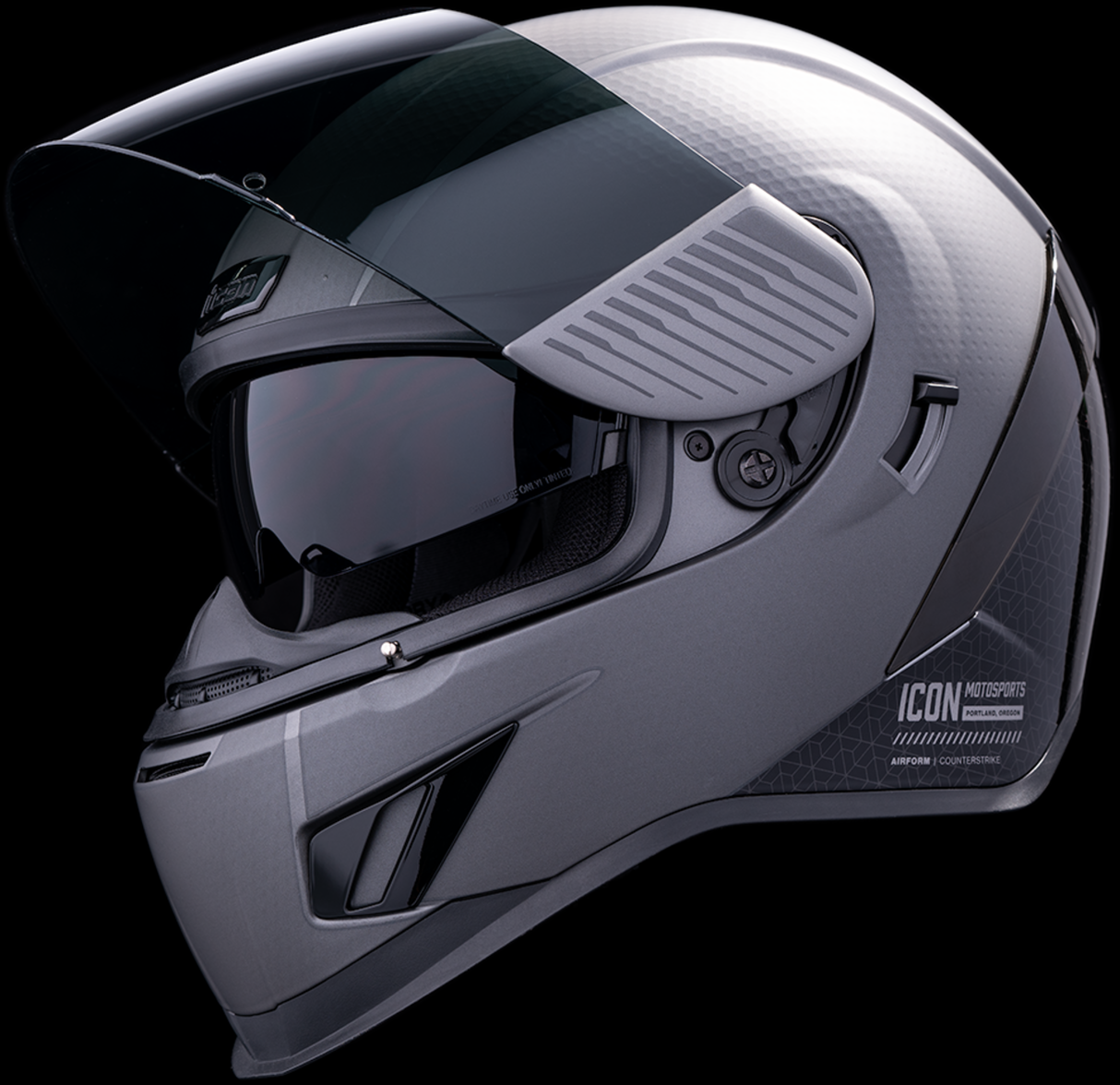 ICON Airform™ Motorcycle Helmet - MIPS® - Counterstrike - Silver - XS 0101-15092