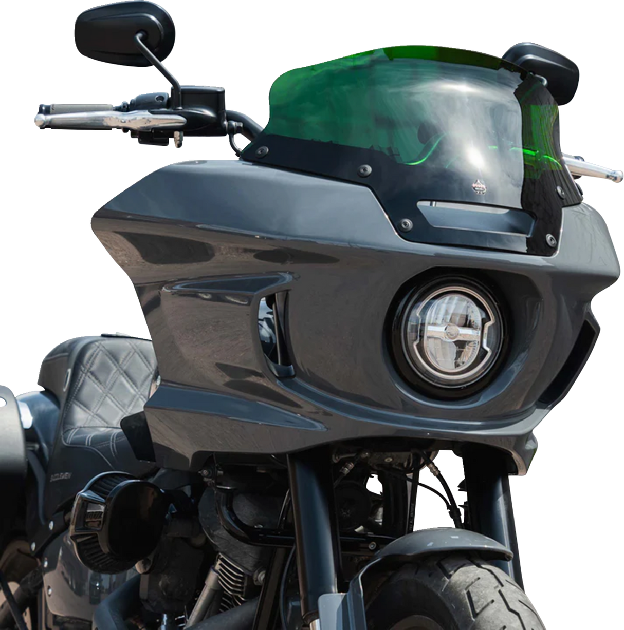 KLOCK WERKS Kolor Flare™ Sport Windshield - 6" - Green - FXLRST KWW-02-0625