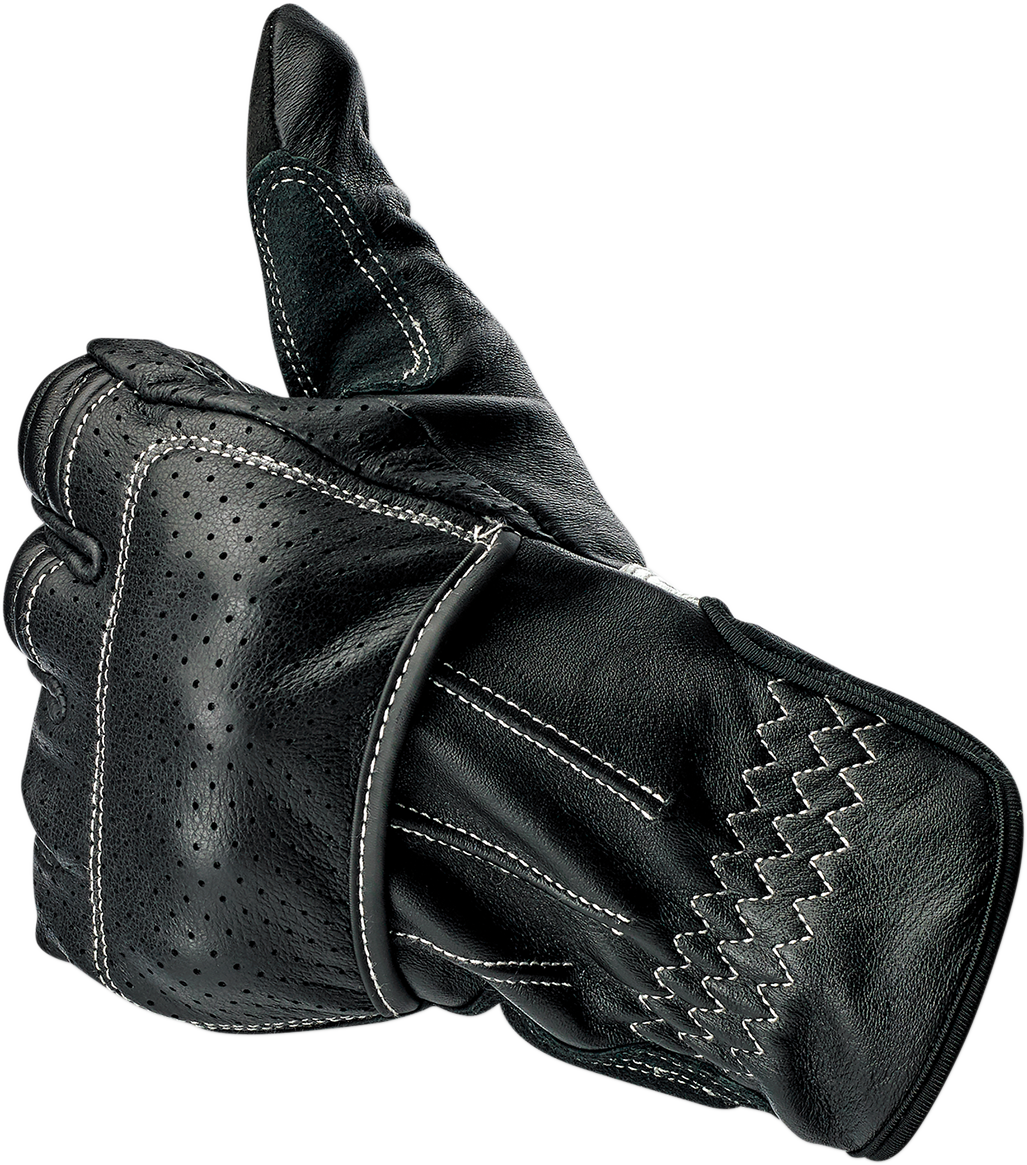 BILTWELL Borrego Gloves - Black/Cement - Small 1506-0104-302