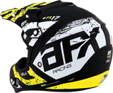 AFX FX-17 Motorcycle Helmet - Attack - Matte Black/Hi-Vis Yellow - Medium 0110-7174