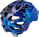 KALI Child Chakra Lighted Bicycle Helmet - Jungle - Gloss Blue - XS 0221022224