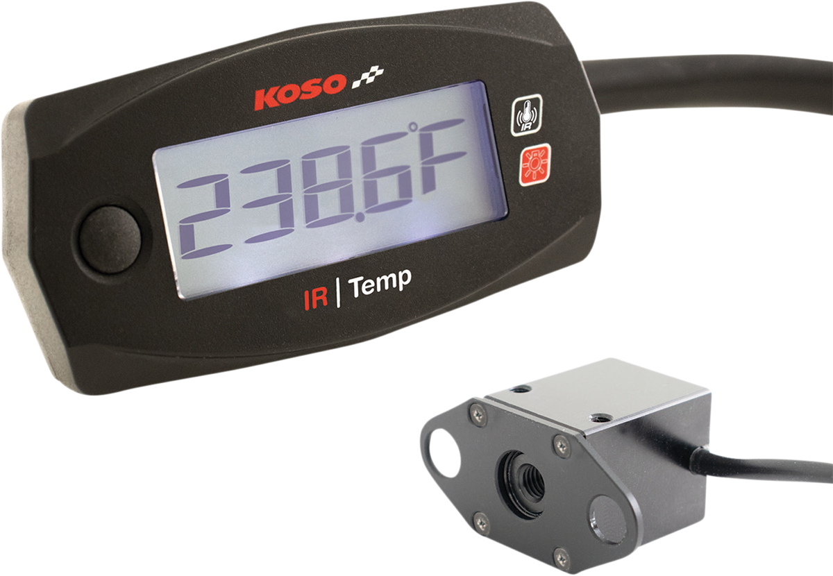 KOSO NORTH AMERICA Infrared Tire Temperature Meter with Sensor MEASURES TEMPS UP TO 302F BA033050