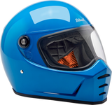 BILTWELL Lane Splitter Motorcycle Helmet - Gloss Tahoe Blue - Medium 1004-129-503