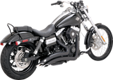 VANCE & HINES Big Radius Exhaust System - Black Low Rider   43371