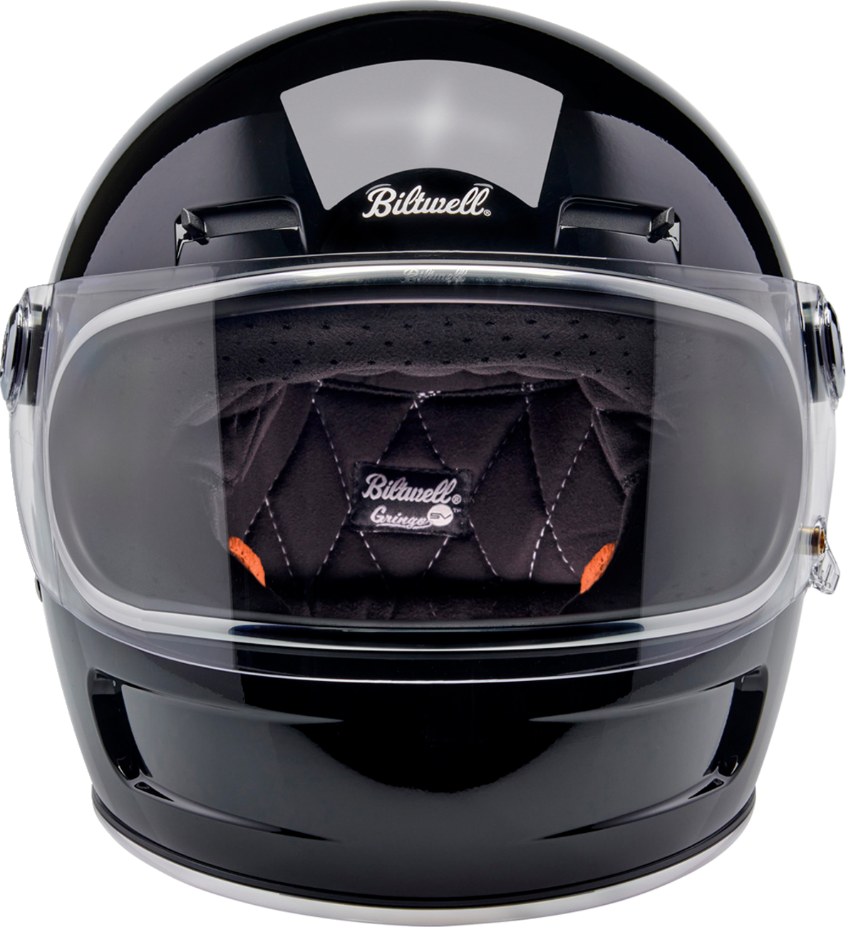 BILTWELL Gringo SV Motorcycle Helmet - Gloss Black - Small 1006-101-502