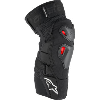 ALPINESTARS Bionic Pro Plasma Knee Protectors - Black/Red/White - S/M 6503125-132-SM