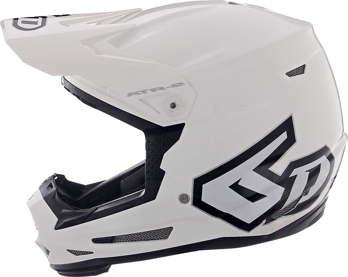 6D ATR-2Y Motorcycle Helmet - Gloss White - Large 11-5612