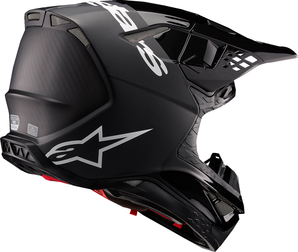 ALPINESTARS Supertech M10 Motorcycle Helmet - Flood - MIPS® - Black/Dark Gray - Small 8301023-1310-S