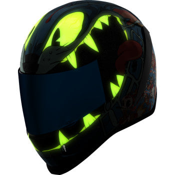 ICON Airform™ Motorcycle Helmet - 9 Lives - Blue - Small 0101-17384