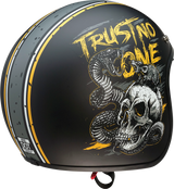 Z1R Saturn Motorcycle Helmet - Trust No One - Black/Yellow - Large 0104-2855