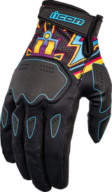 ICON Hooligan™ Lucky Lid Gloves - Black - XL 3301-4644