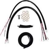 LA CHOPPERS Handlebar Cable/Brake Line Kit - Complete - 12" - 14" Handlebars - Black Vinyl  Glide  2023-2024  LA-8059KT2-13B