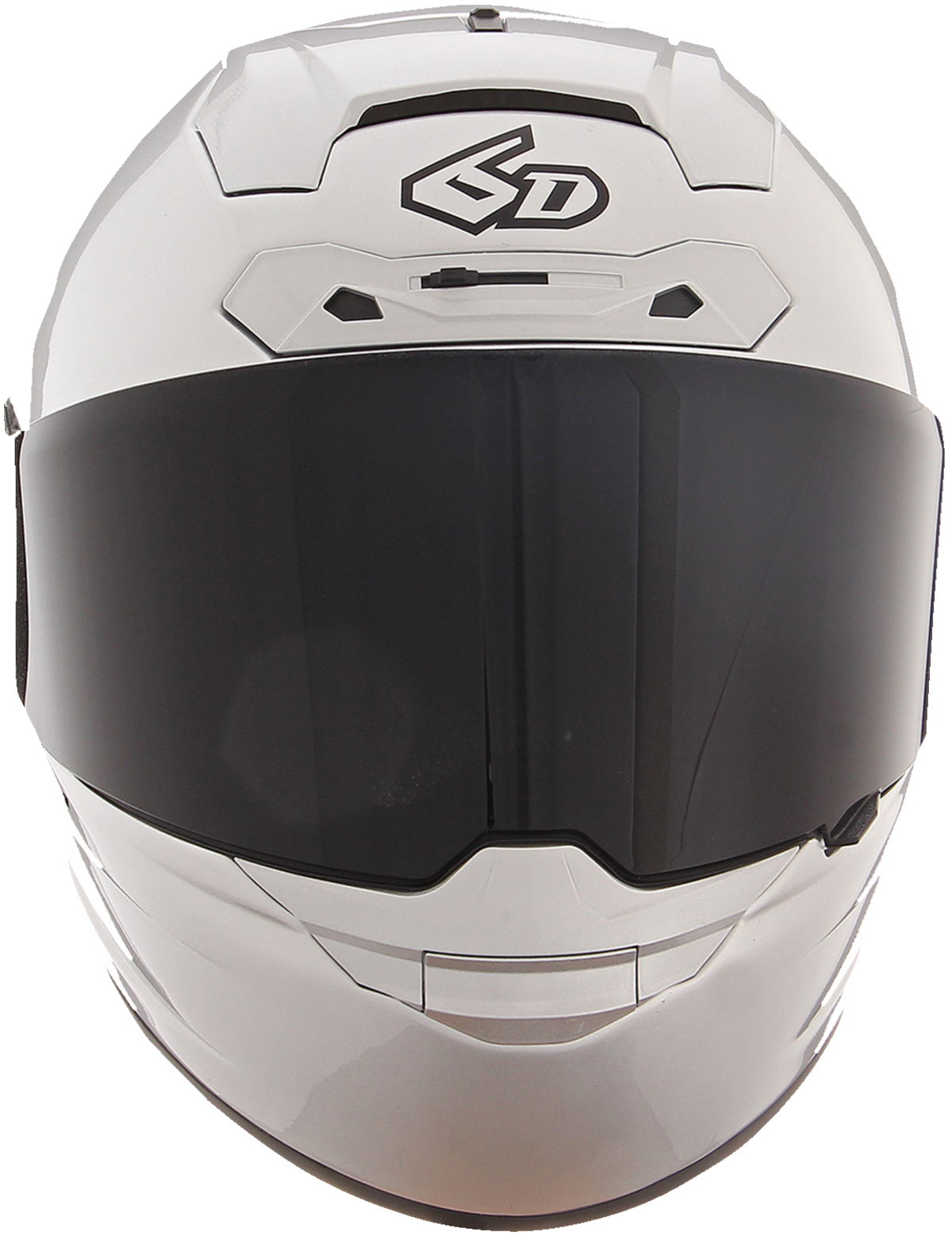 6D ATS-1R Motorcycle Helmet - Gloss Silver - Medium 30-0996