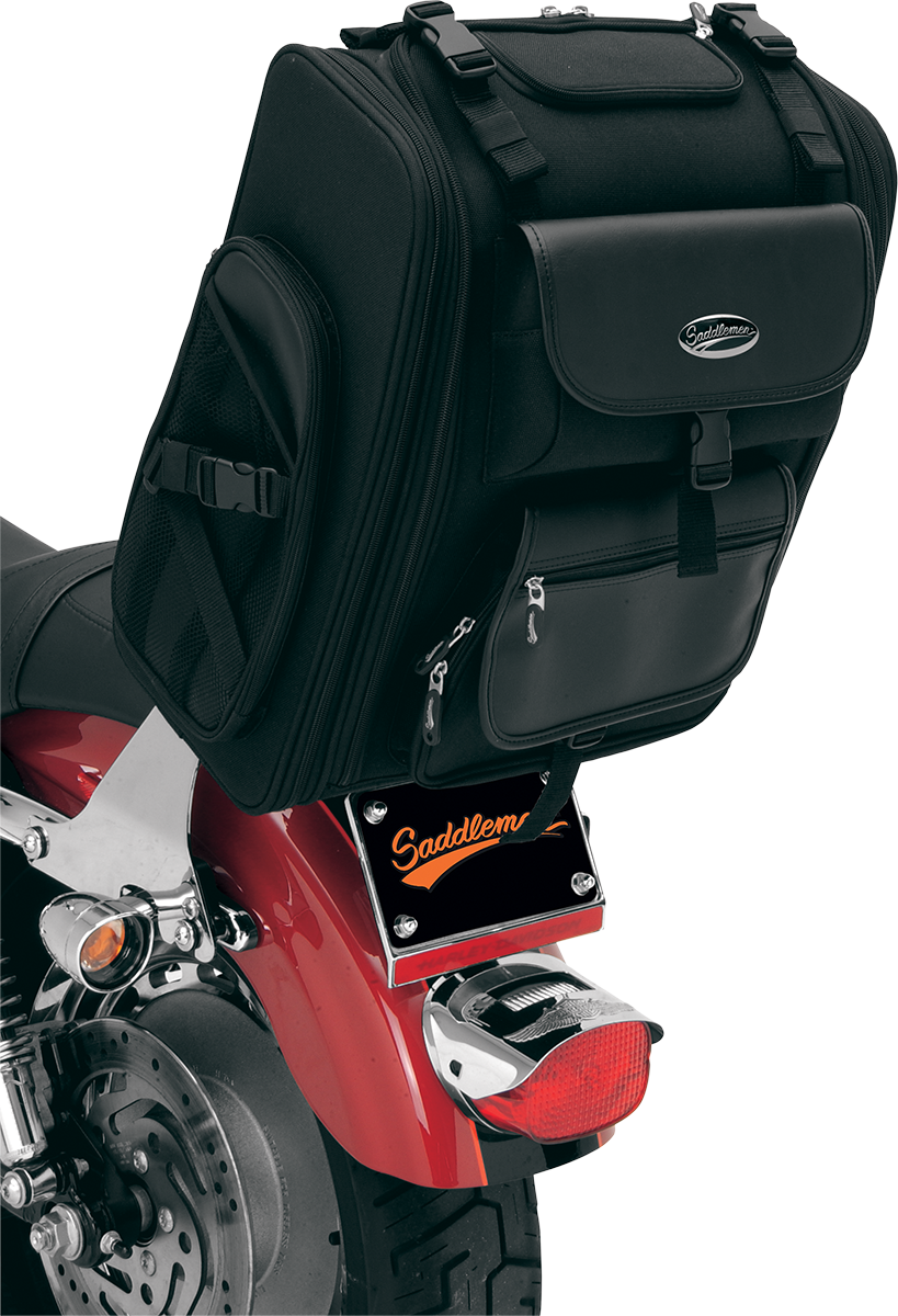 SADDLEMEN S2200E Expandable Sissy Bar Bag 3515-0080