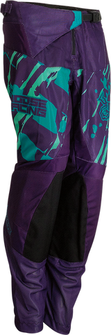 MOOSE RACING Youth Agroid Pants - Purple/Teal - 28 2903-2176