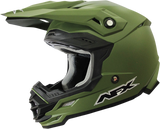 AFX FX-19R Motorcycle Helmet - Matte Olive - Large 0110-7042