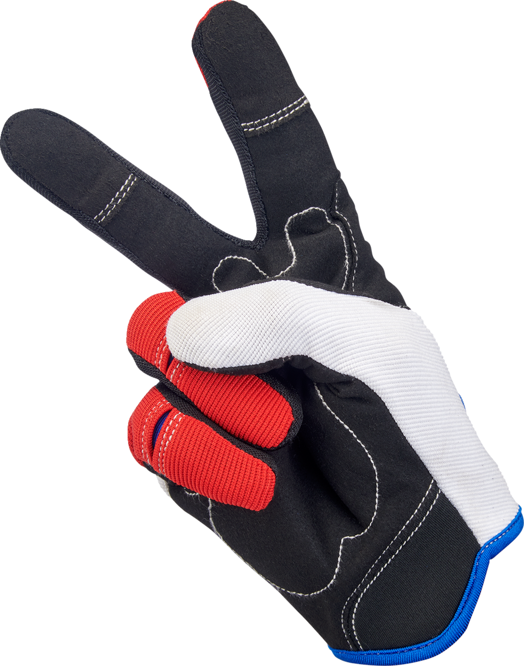 BILTWELL Moto Gloves - Red/White/Blue - XL 1501-1208-005