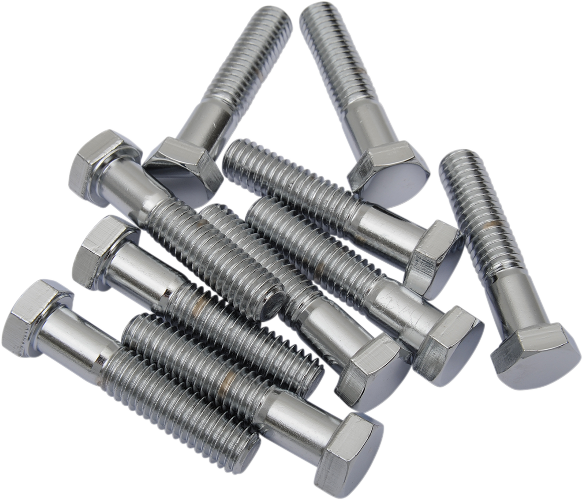 DRAG SPECIALTIES Bolts - Hex-Head - Chrome - 3/8"-16 x 1-1/2" MPB134