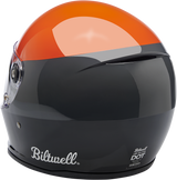 BILTWELL Lane Splitter Motorcycle Helmet - Gloss Podium Orange/Gray/Black - XS 1004-550-101