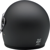 BILTWELL Gringo S Motorcycle Helmet - Flat Black - XS 1003-201-101