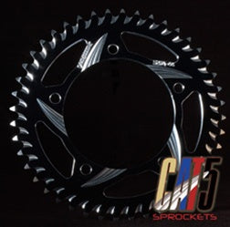 Vortex Honda Front and Rear Standard Sprocket in Black Anodized