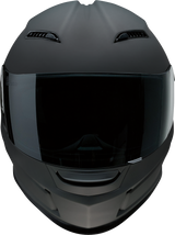 Z1R Jackal Motorcycle Helmet - Flat Black - Smoke - Small 0101-13993