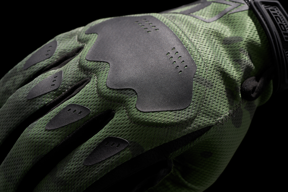 ICON Hooligan™ CE Gloves - Green Camo - Medium 3301-4403