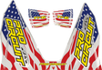 PRO CIRCUIT Ti-6 Decal - Stars and Stripes DC22TI6-SS