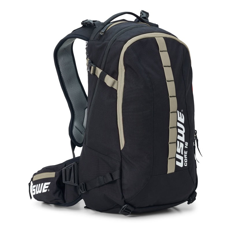 USWE Core Dirt Biking Daypack 16L - Black/Mudgreen 2163337