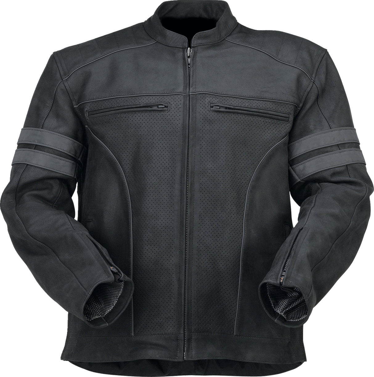 Z1R Remedy Leather Jacket - Black - Medium 2810-3890