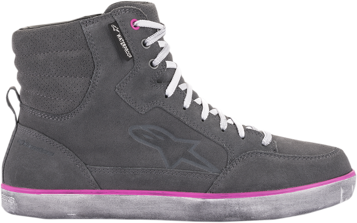 ALPINESTARS J-6 Waterproof Women's Shoes - Gray/Pink - US 9.5 2542220909595