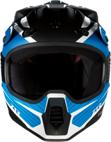 Z1R Child Rise Motorcycle Helmet - Flame - Blue - L/XL 0111-1436