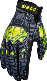 ICON Hooligan Outbreak™ Gloves - Green - Large 3301-4655