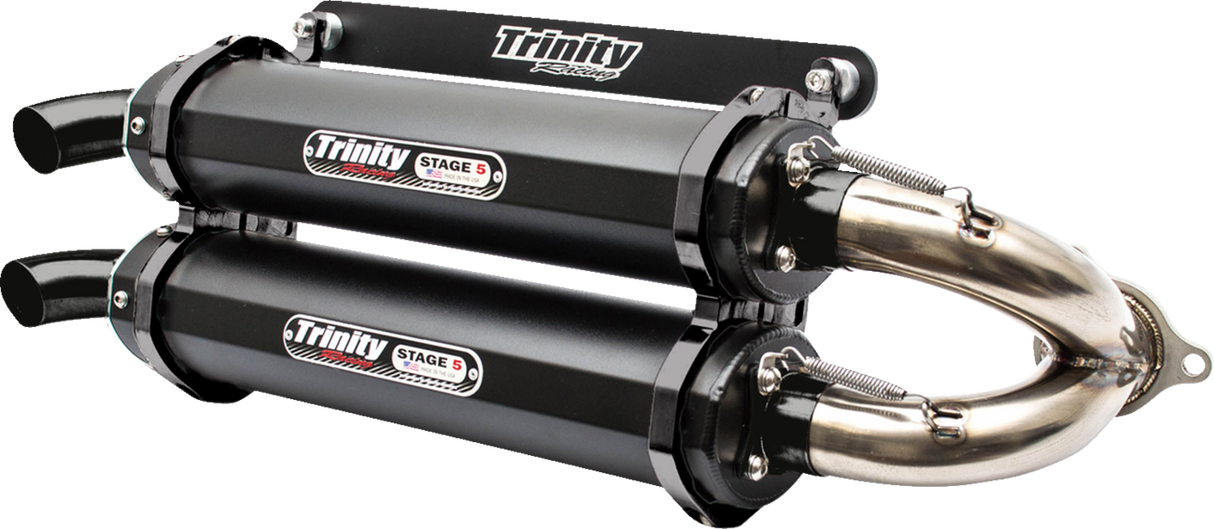 TRINITY RACING RZR Pro XP Muffler - Cerakote Black TR-4173S-C2