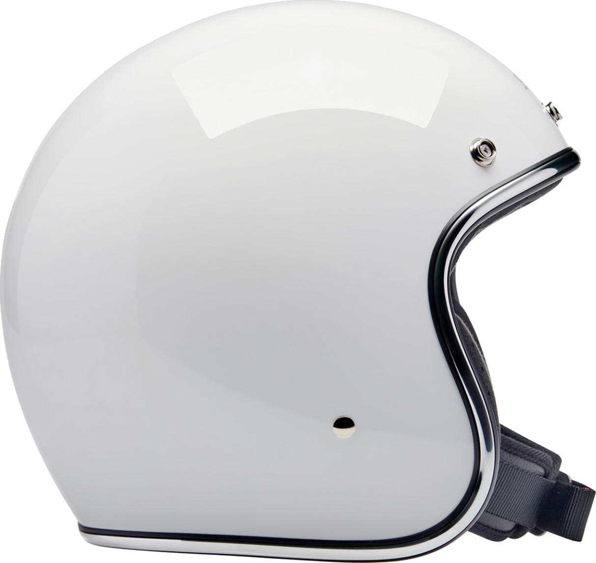 BILTWELL Bonanza Motorcycle Helmet - Gloss White - Small 1001-164-202