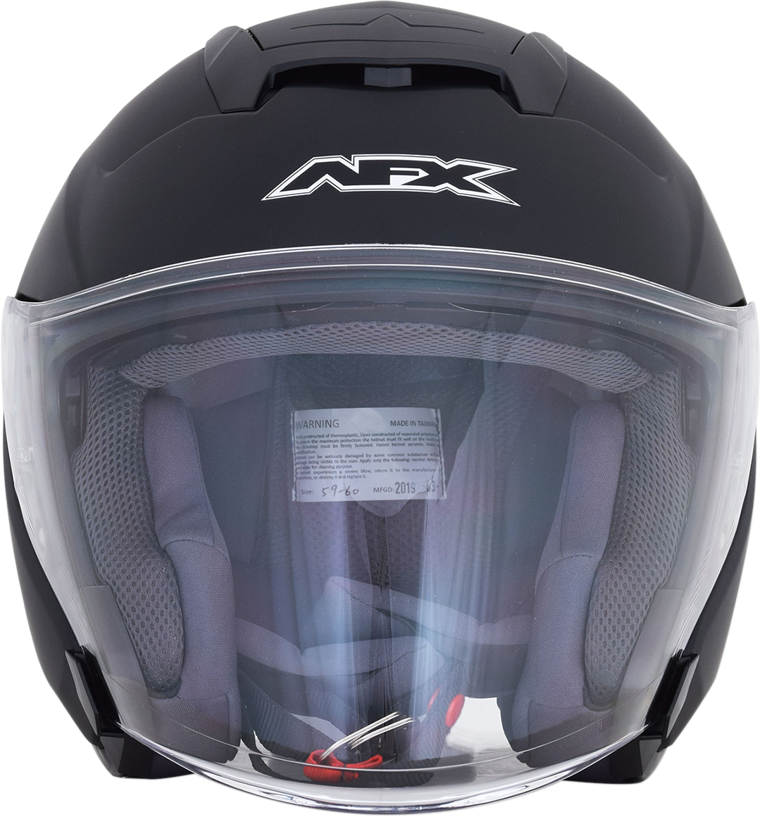 AFX FX-60 Motorcycle Helmet - Matte Black - Small 0104-2555