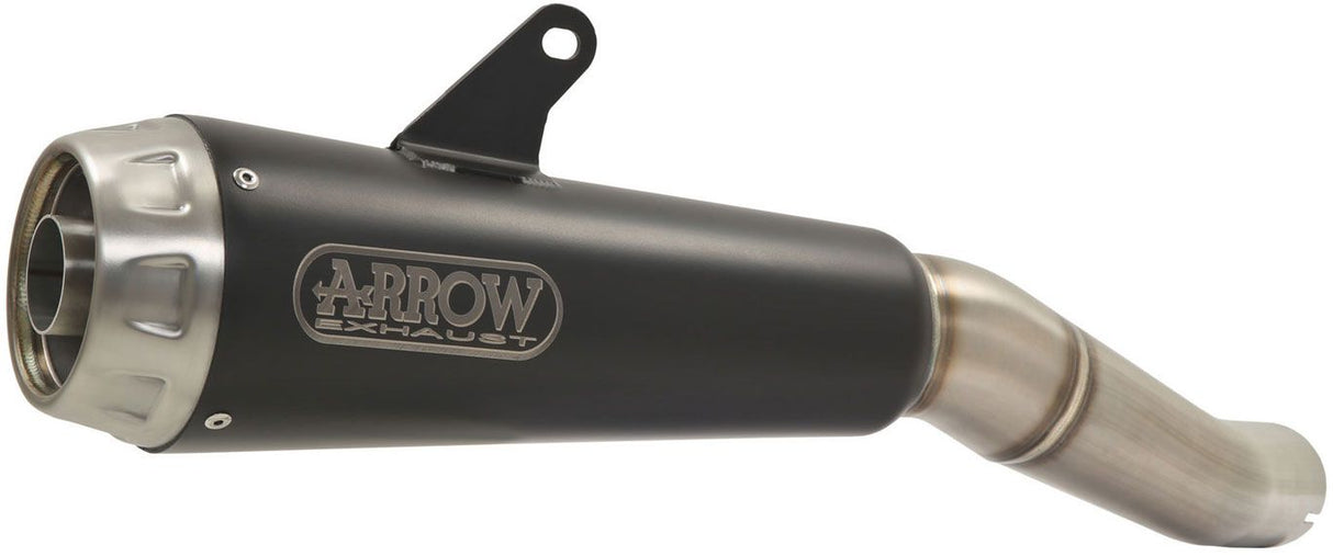 Arrow Yamaha Yzf-R125 '19 Nichrom Dark Pro-Race Silencer With Welded Link Pipe 51004prn