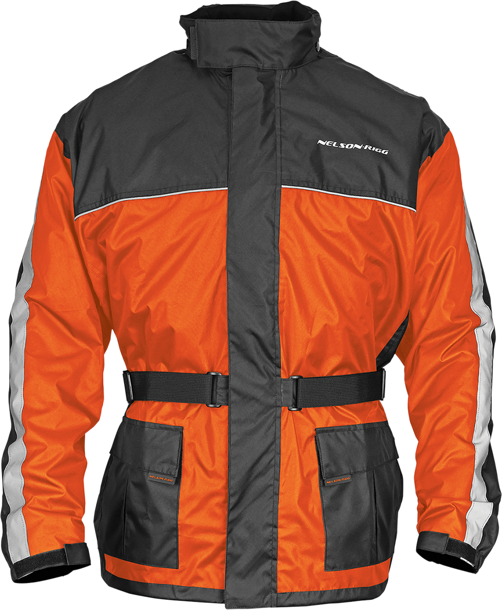 NELSON RIGG Solo Storm Jacket - Hi-Vis/Black - XL SSJ-ORG-04-XL