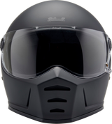 BILTWELL Lane Splitter Motorcycle Helmet - Flat Black - Medium 1004-201-503