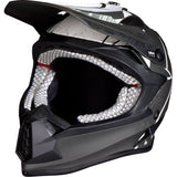 Z1R Youth F.I. Motorcycle Helmet - Fractal - MIPS - Matte Black - Small 0111-1508