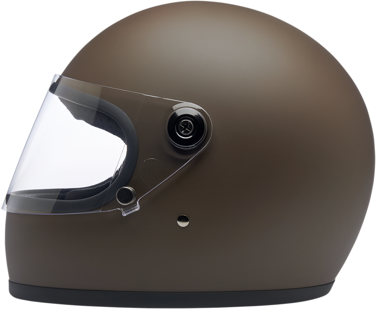 BILTWELL Gringo S Motorcycle Helmet - Flat Chocolate - XS 1003-252-101