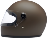 BILTWELL Gringo S Motorcycle Helmet - Flat Chocolate - XS 1003-252-101