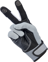 BILTWELL Baja Gloves - Gray - Medium 1508-1101-303