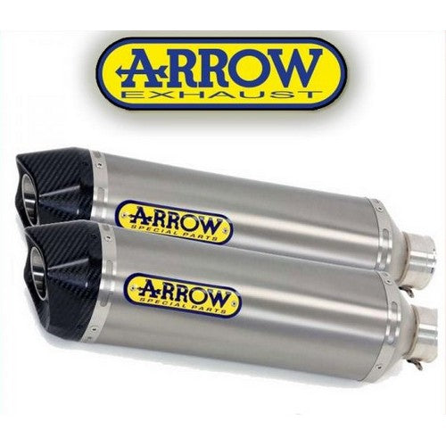 Arrow Ktm 950 Sm '06/09 Titanium Homologated L&r Silencers With Carbon End-Cap 72613pk