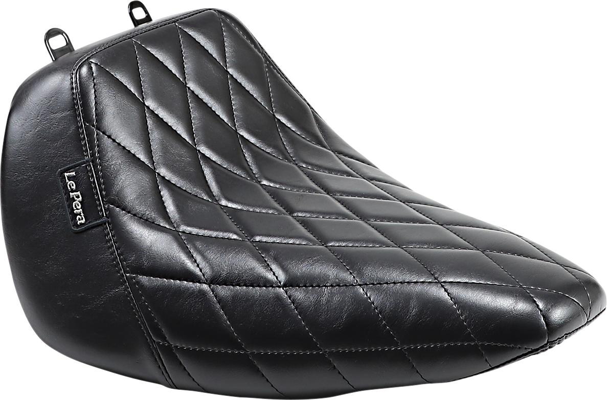 LE PERA Bare Bones Solo Seat - Diamond Stitch - Black - FLFB LYO-007DM